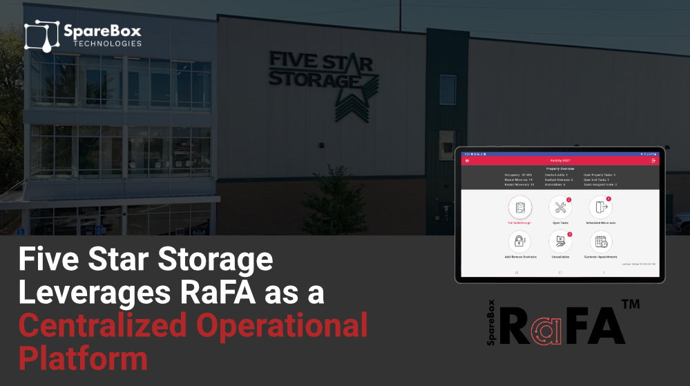 Five Star Storage Leverages RaFA as a Centralized Operational Platform